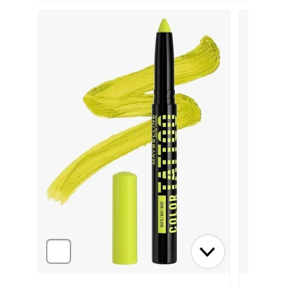 Maybelline Color Tattoo 24HR Eye Styx 60 I Am Unexpected Matte Lime Green Shadow
